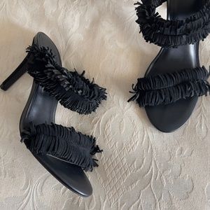 Joie 'Poppi' Suede Fringe Heels | NWOT